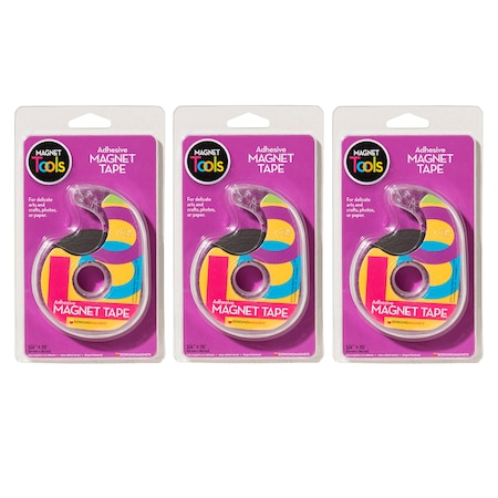 Dowling Magnets Magnet Tape, 0.75" x 25ft, PK3 735001